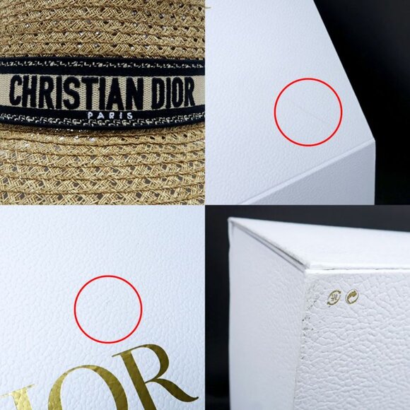 Dior D Bobby Wide Brim Hat 34 Dbp924 G153 Beige Black Size 57 Hat